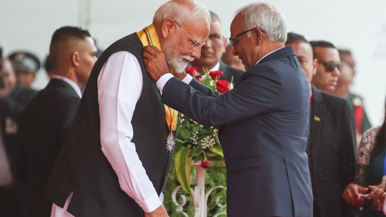pm मोदी को मॉरीशस में सर्वोच्च सम्मान 