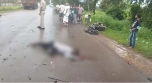 Balod truck bike collision