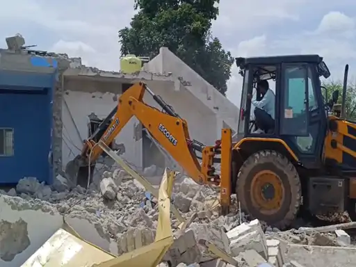 Bilaspur Church Bulldozer