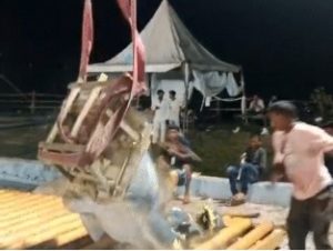 गणेश प्रतिमा खंडित रायपुर