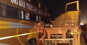 छत्तीसगढ़ श्रद्धालु बस एक्सीडेंट