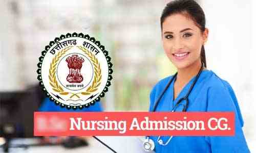 CG Nursing Admission 2025