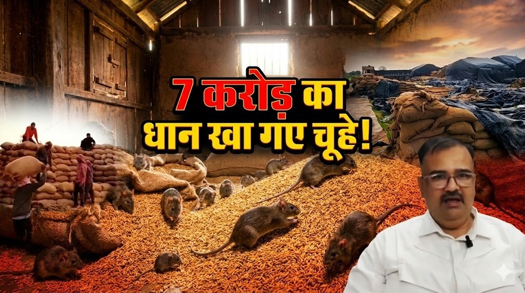 CG News: चूहे-दीमक खा गए 7 करोड़ का धान! आखिर कैसे?