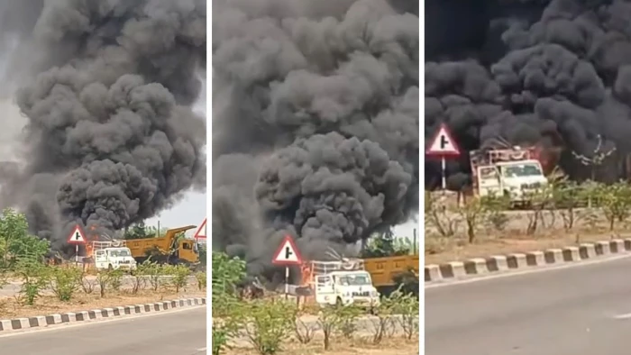 Raipur Fire Video