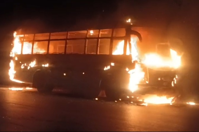 Balod Bus Fire