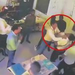 पत्रकार को पीटा