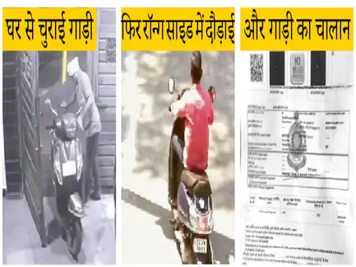 Raipur News: घर से स्कूटी चुराकर घूम रहा चोर, घर पहुंच रहा चालान, फिर भी पकड़ नहीं पाई पुलिस