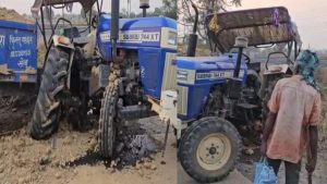 Sakti Accident: कार और ट्रैक्टर की आमने-सामने भिड़ंत, पिता समेत दो बच्चे..