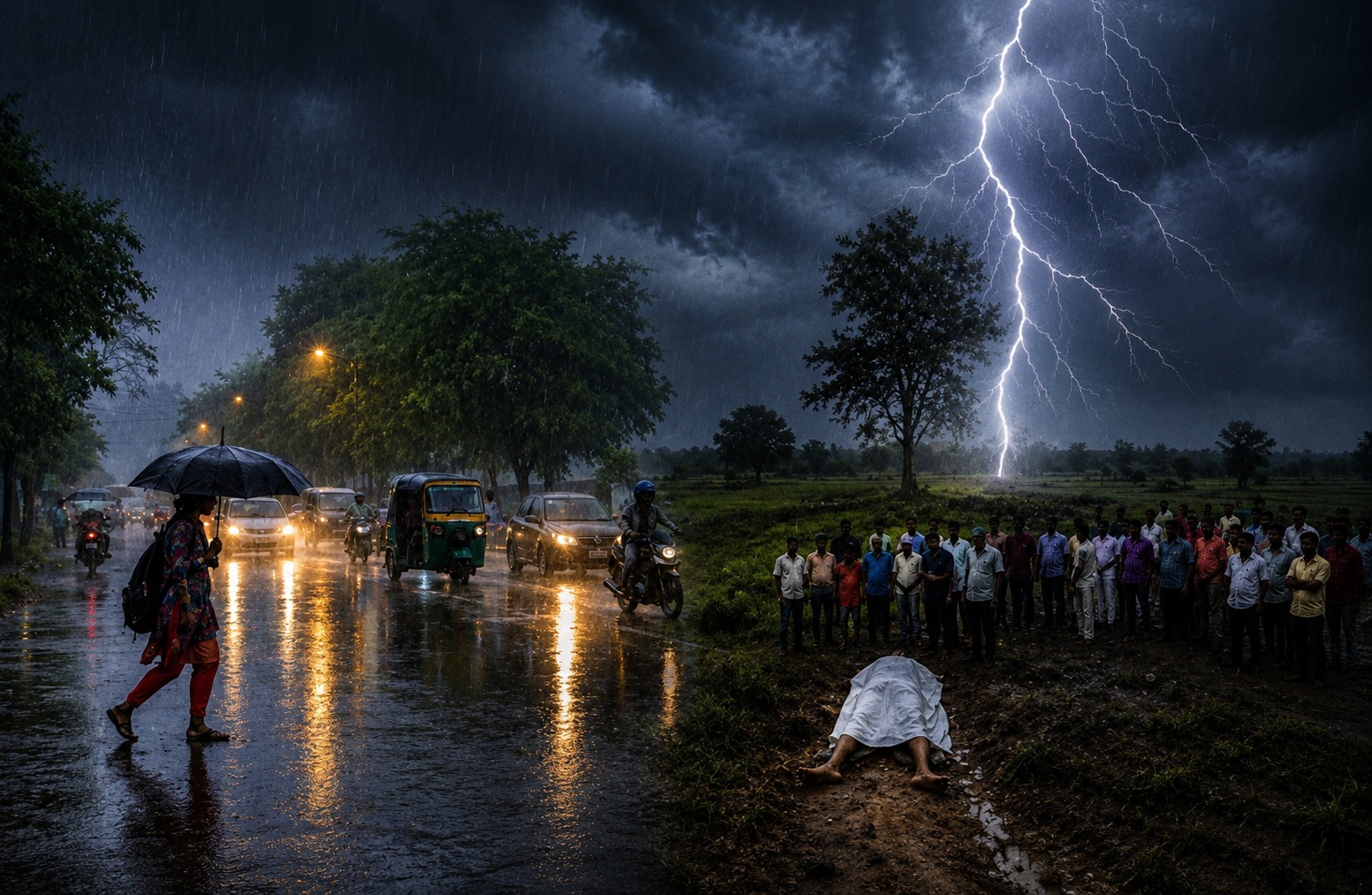 CG Lightning Strike: दंतेवाड़ा-बीजापुर-मनेंद्रगढ़ में बिजली गिरने से 3 महिलाओं की मौत; 5 दिन आंधी-बारिश का अलर्ट, 60KM की रफ्तार से चलेंगी हवा