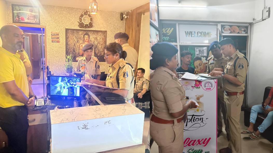 Raipur News: रायपुर में कानून व्यवस्था बनाए रखने, अवैध गतिविधियों पर नियंत्रण और स्पा सेंटरों का संचालन निर्धारित नियमों के अनुरूप सुनिश्चित करने के लिए कमिश्नरेट पुलिस ने पश्चिम क्षेत्र में विशेष आकस्मिक जांच अभियान चलाया। इस दौरान कई स्पा सेंटरों की जांच की गई और संचालकों को नियमों का पालन करने के निर्देश दिए गए।
