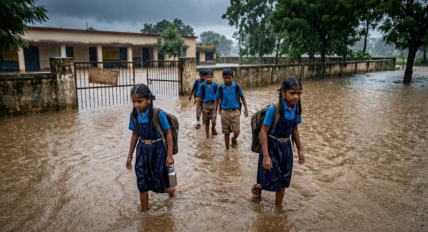 school me pani