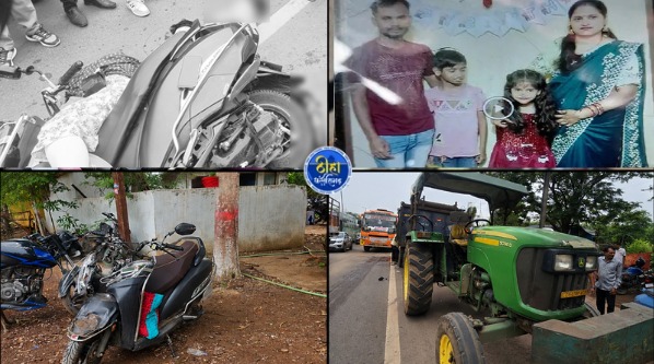 Raipur Accident: छत्तीसगढ़ के दुर्ग-रायपुर राष्ट्रीय राजमार-53 पर गुरुवार सुबह हुए भीषण सड़क हादसे में एक ही परिवार के चार लोगों की दर्दनाक मौत हो गई। मृतकों में दो सगी बहनें और दो मासूम बच्चियां शामिल हैं। हादसे में एक 8 वर्षीय बच्चा गंभीर रूप से घायल हुआ है, जिसका इलाज एम्स रायपुर में चल रहा है। घटना कुम्हारी थाना क्षेत्र की है।
