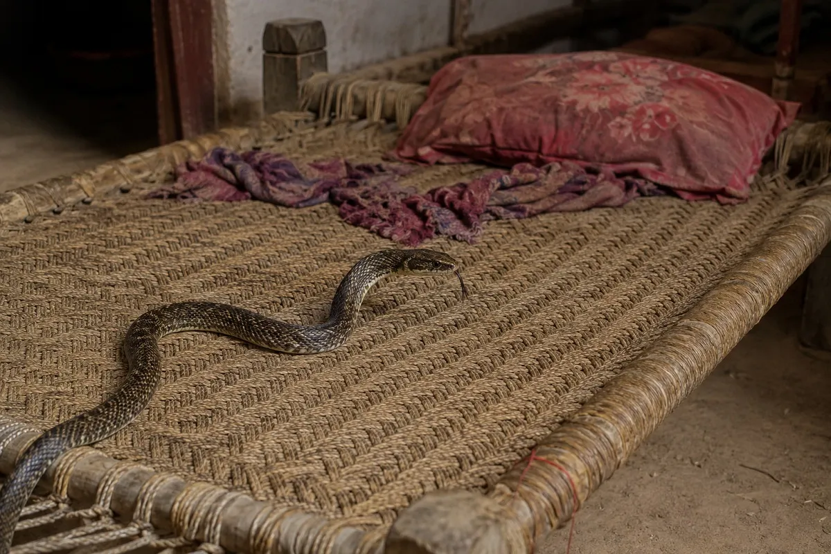 CG Snake Bite: छत्तीसगढ़ के जांजगीर-चांपा जिले के शिवरीनारायण थाना क्षेत्र अंतर्गत ग्राम कामता में घर के अंदर खाट पर सो रही 8 साल की मासूम बच्ची की जहरीले सांप के डस लिया, जिससे उसकी मौत हो गई। इलाज के लिए अस्पताल ले जाते समय रास्ते में ही बच्ची ने दम तोड़ दिया।