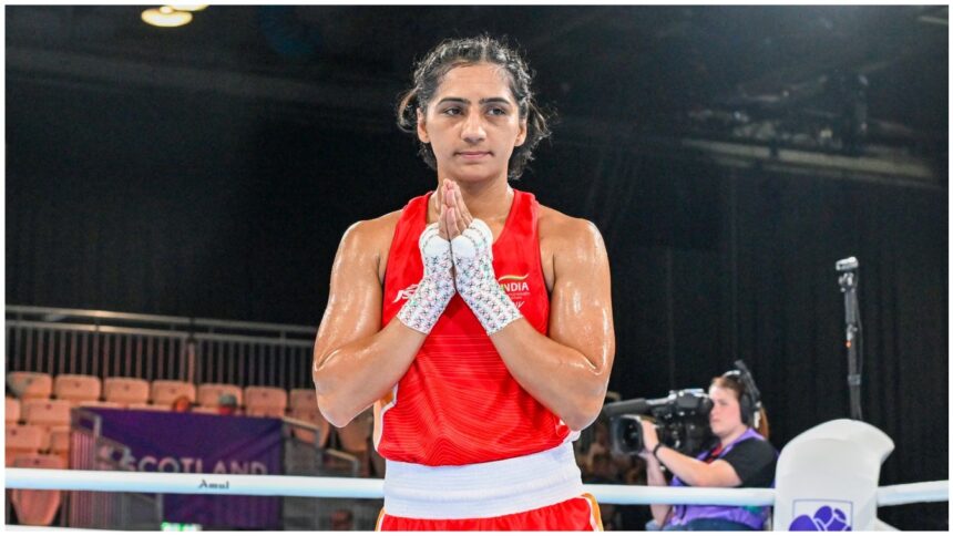 Commonwealth Games 2026: भारत की स्टार मुक्केबाज जैस्मिन ने कॉमनवेल्थ गेम्स 2026 में शानदार प्रदर्शन करते हुए महिलाओं के 57 किलोग्राम वर्ग का स्वर्ण पदक अपने नाम कर लिया। फाइनल मुकाबले में उन्होंने दमदार खेल दिखाते हुए प्रतिद्वंद्वी को हराकर भारत की झोली में एक और गोल्ड मेडल डाला।