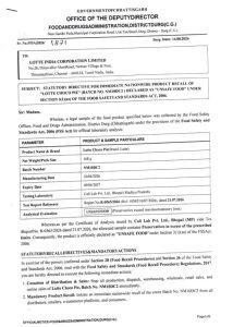 CG Chocolate Ban: बच्चों में लोकप्रिय Lotte Choco Pie के एक बैच को अमानक पाए जाने के बाद खाद्य एवं औषधि विभाग ने बड़ी कार्रवाई की है। दुर्ग में संबंधित बैच की बिक्री और भंडारण पर रोक लगा दी गई है। अब पूरे छत्तीसगढ़ में इस बैच पर प्रतिबंध लगाने की प्रक्रिया शुरू कर दी गई है।
