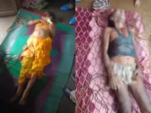 Sarguja Double Murder: छत्तीसगढ़ के सरगुजा जिले में मां-पिता की हत्या कर फरार हुए आरोपी बेटे को पुलिस ने गिरफ्तार कर लिया है। पुलिस के अनुसार आरोपी ने पारिवारिक विवाद के बाद टांगी से दोनों की हत्या की और शवों को बोरे में बांधकर कमरे में बंद कर फरार हो गया था।