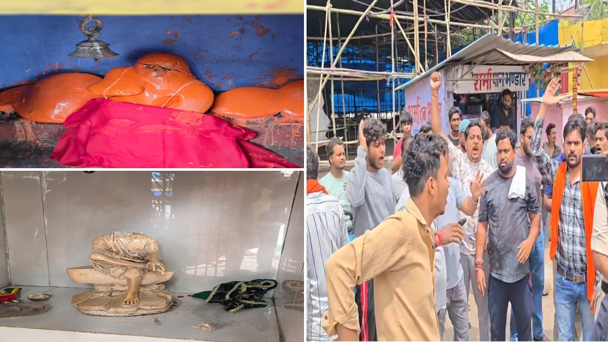 Raipur Breaking: छत्तीसगढ़ की राजधानी रायपुर से इस वक्त की बड़ी खबर सामने आई है। गुढ़ियारी थोक मार्केट स्थित एक धार्मिक स्थल में गुरुवार सुबह तोड़फोड़ की घटना सामने आई है। घटना के बाद इलाके में तनाव की स्थिति बन गई है। हालात को देखते हुए मौके पर भारी पुलिस बल तैनात किया गया है।