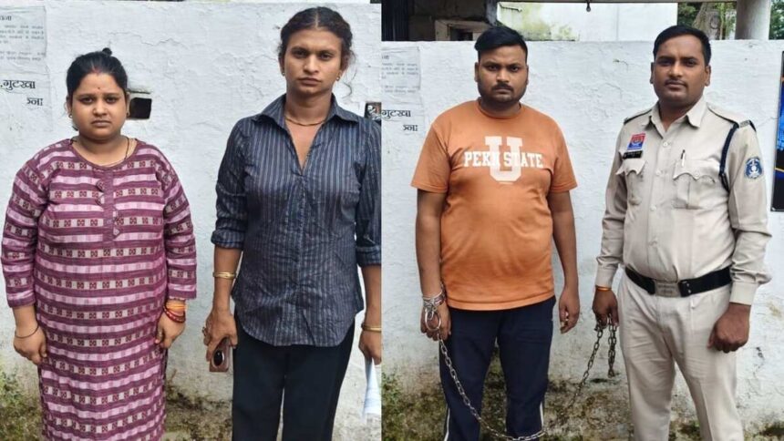 Raipur News: रायपुर के गुढ़ियारी थाना क्षेत्र में नाबालिग बच्चों को डराकर और धमकाकर सोने-चांदी के जेवरात व नकदी रकम लेने वाले पति-पत्नी को पुलिस ने गिरफ्तार किया है। आरोप है कि दोनों ने बच्चों को गुमराह कर घर में रखे जेवरात और पैसे अपने पास मंगवाए थे। पुलिस ने आरोपियों के कब्जे से सोने के जेवरात बरामद किए हैं।