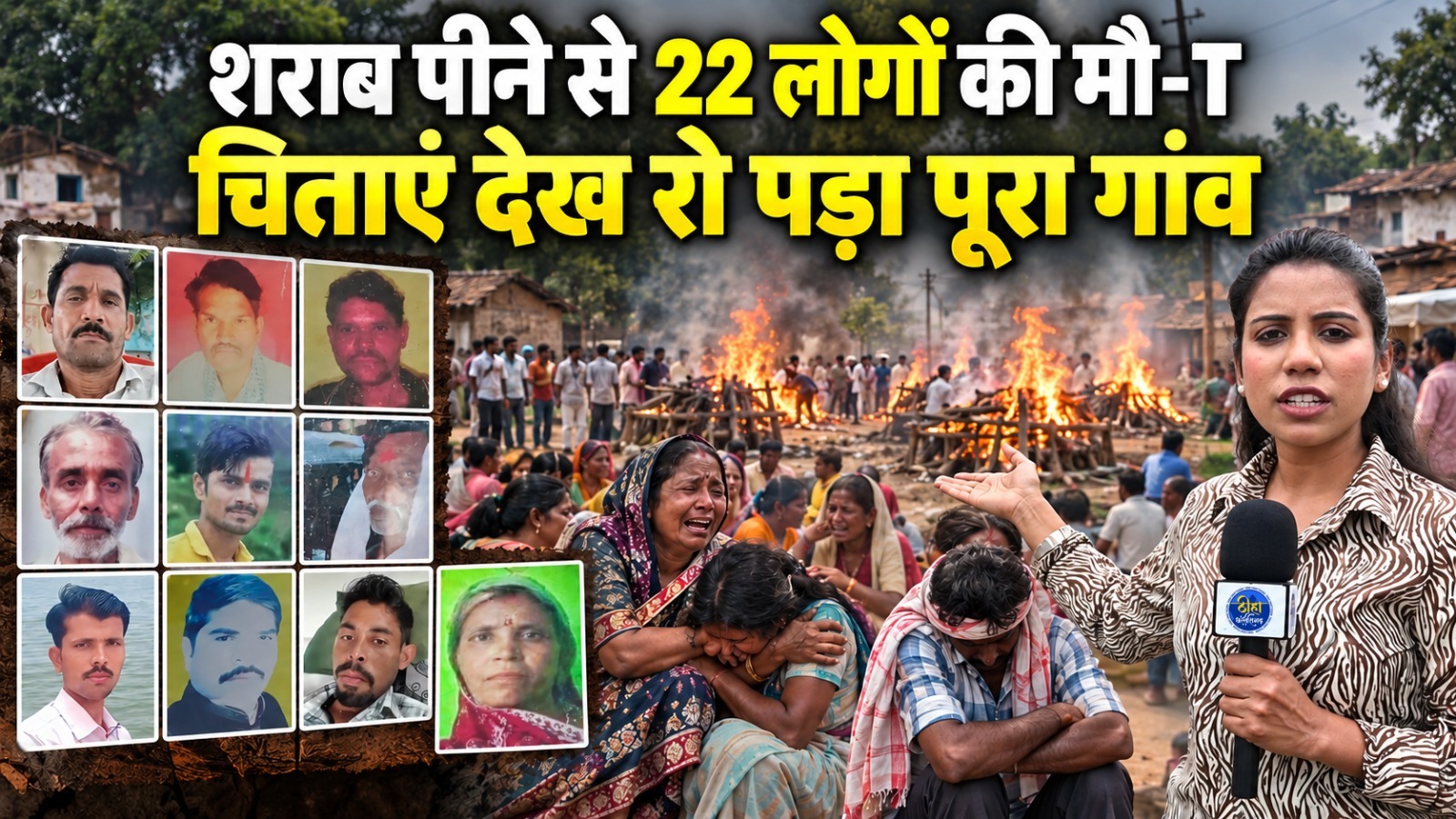 Sagar Liquor Death: मध्य प्रदेश के सागर जिले में जहरीली शराब पीने से मरने वालों की संख्या बढ़कर 22 हो गई है। मृतकों में पिता-पुत्र भी शामिल हैं। जहरीली शराब पीने से 112 लोगों की तबीयत बिगड़ गई है, जिनका सागर और भोपाल के अस्पतालों में इलाज चल रहा है।
