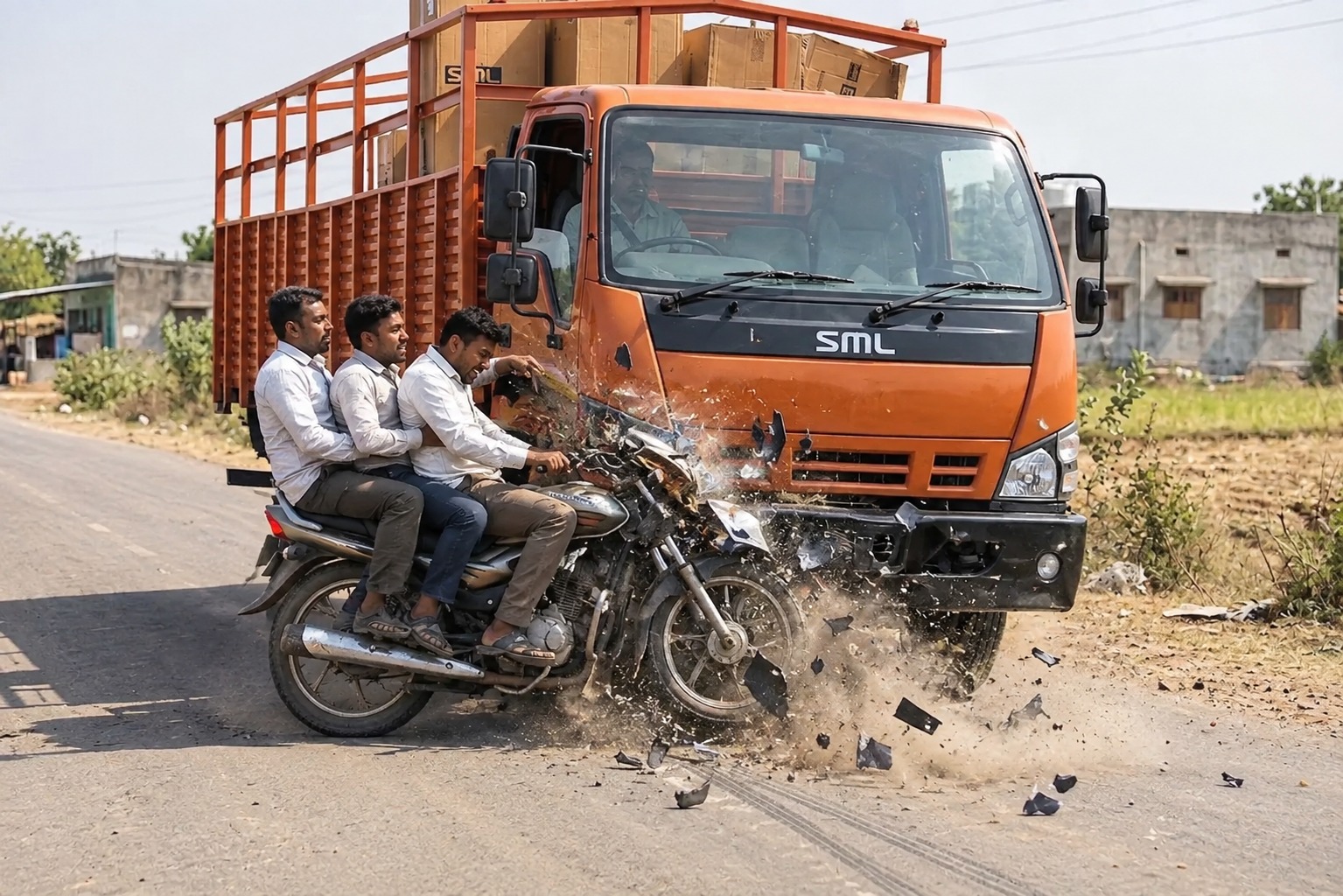 CG Accident: बिलासपुर जिले के बिल्हा क्षेत्र में तेज रफ्तार माजदा वाहन की चपेट में आने से दो सगे भाइयों की मौत हो गई, जबकि तीसरा भाई गंभीर रूप से घायल हो गया। हादसा उस समय हुआ, जब तीनों भाई अपनी रिश्तेदार की गर्भवती बेटी का हालचाल जानकर घर लौट रहे थे। घटना बिल्हा थाना क्षेत्र की है।