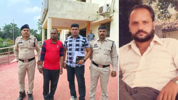 Raipur Teacher Murder: रायपुर जिले के आरंग थाना क्षेत्र में शिक्षक शिवकुमार चंद्राकर हत्याकांड का पुलिस ने 24 घंटे के भीतर खुलासा कर दिया है। हत्या का आरोपी कोई और नहीं बल्कि मृतक का साथी शिक्षक चंद्रप्रकाश वर्मा निकला। पुलिस ने आरोपी को गिरफ्तार कर लिया है।
