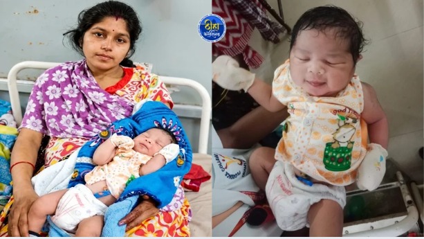 Dhamtari News: छत्तीसगढ़ के धमतरी जिला अस्पताल में एक अनोखा मामला सामने आया है। यहां एक महिला ने नॉर्मल डिलीवरी के जरिए 5 किलोग्राम वजन वाली बच्ची को जन्म दिया है। खास बात यह है कि प्रसव के बाद मां और नवजात बच्ची दोनों पूरी तरह स्वस्थ हैं।