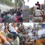 CG Congress Protest: बिलासपुर जिले के बेलतरा विधानसभा क्षेत्र में जमीन सीमांकन को लेकर कांग्रेस ने मंगलवार को कलेक्ट्रेट का घेराव किया। प्रदर्शन के दौरान कांग्रेस कार्यकर्ताओं ने पुलिस की बैरिकेडिंग तोड़ने की कोशिश की, जिसके बाद उन्हें रोकने के लिए पुलिस ने वाटर कैनन का इस्तेमाल किया। कलेक्ट्रेट के बाहर कुछ देर तक तनाव की स्थिति बनी रही।