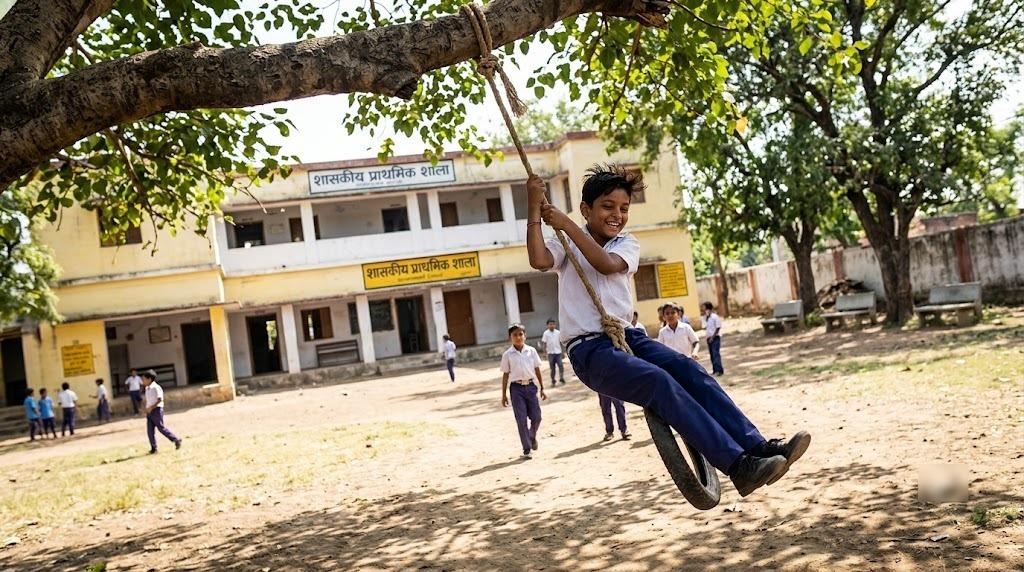CG News: झूले की रस्सी में फंसा बच्चे का गला, छात्र की मौत; प्रधानपाठक समेत 2 शिक्षक